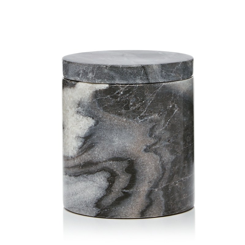 Bloomingdale's Marble Bath Canister - Exclusive In Gray