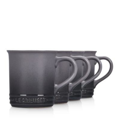 Stoneware Mugs, Set of 4