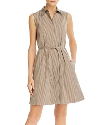 theory belted shirt dress