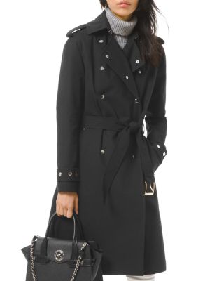 michael kors double breasted trench coat