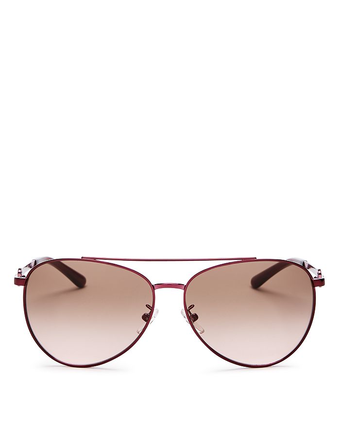 Tory burch metal brow 2024 bar sunglasses