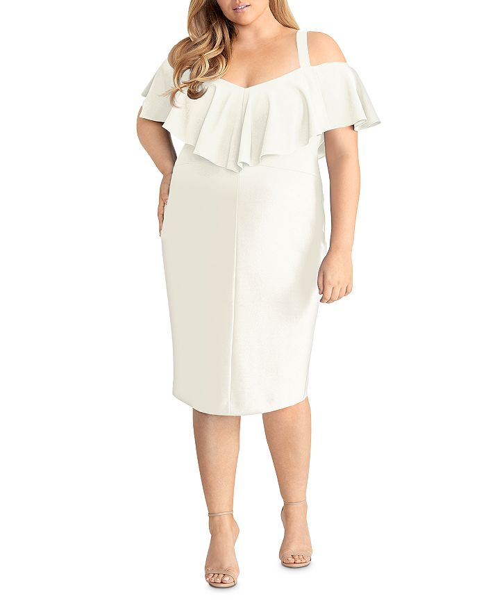 Rachel roy sale cold shoulder dress