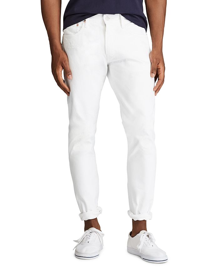 Polo Ralph Lauren Sullivan Slim Jeans In Stillwell White