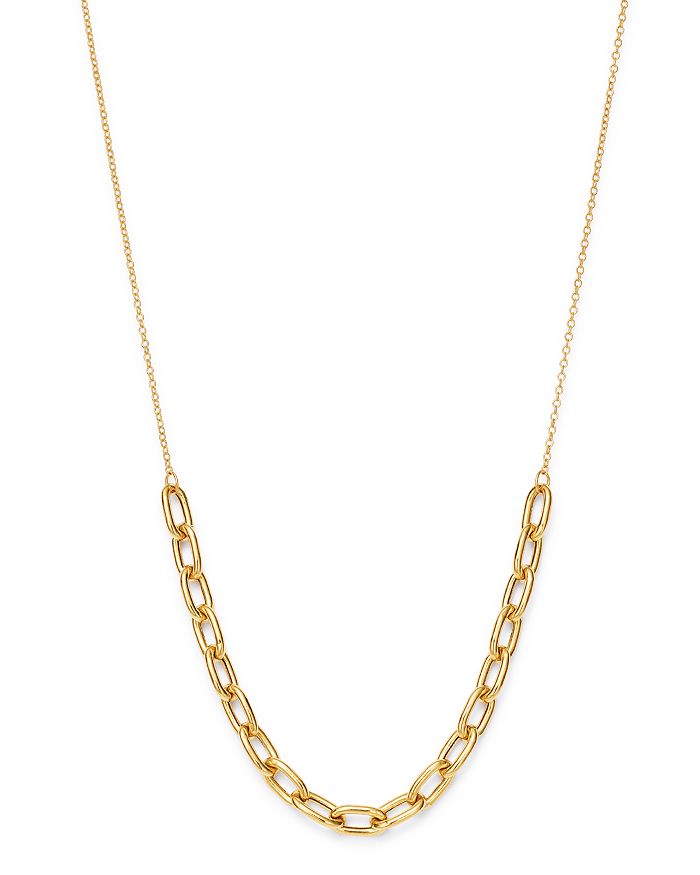Zoë Chicco 14K Yellow Gold Heavy Metal Chain Link Necklace, 16-18 ...