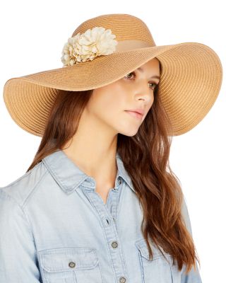 August Hat Company Floppy With Flower 