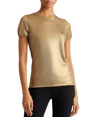 ralph lauren metallic top