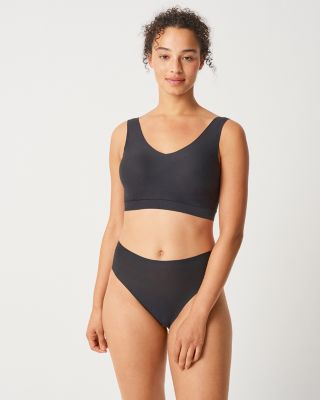 Soft Stretch Wireless Padded V-Neck Bras, Set of 2