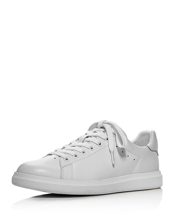 Shop Tory Burch Women's Howell Lace Up Sneakers In Titanium White