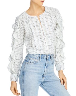 rebecca taylor ruffle top