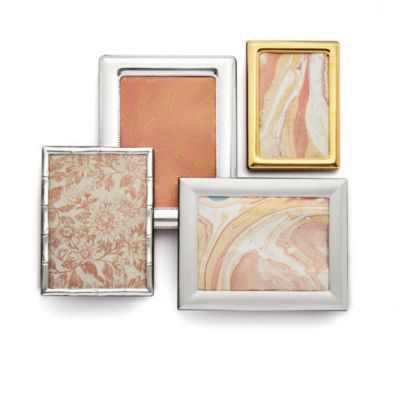 Bamboo Sterling Silver Frame, 5&amp;quot; x 7&amp;quot;