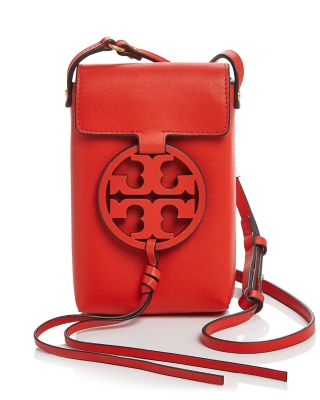 tory burch miller leather smartphone crossbody