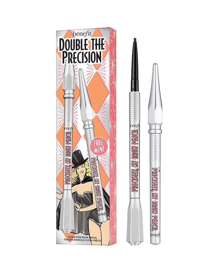 Benefit Cosmetics Precisely, My Brow Pencil Double The Precision Set ($38 Value) In 04.5 Neutral Deep Brown