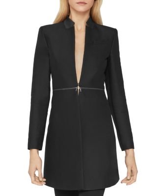 BCBGMAXAZRIA Arelia Zip Waist A-Line Essential Jacket