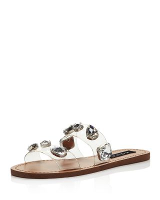 aqua clear sandals