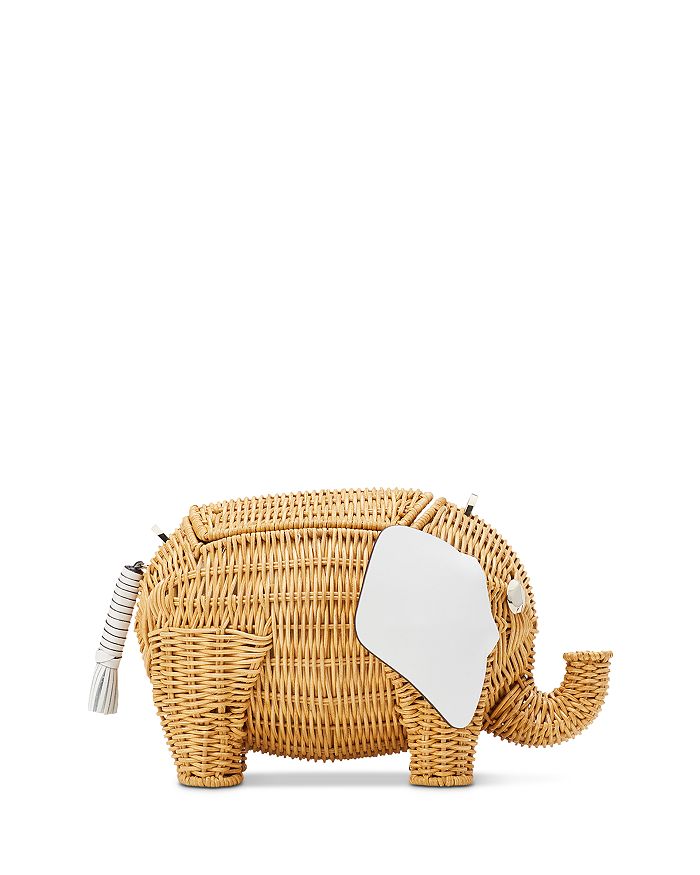 kate spade new york Tiny Wicker Elephant Shoulder Bag | Bloomingdale's