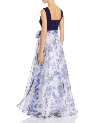 eliza j cascading tie jumpsuit
