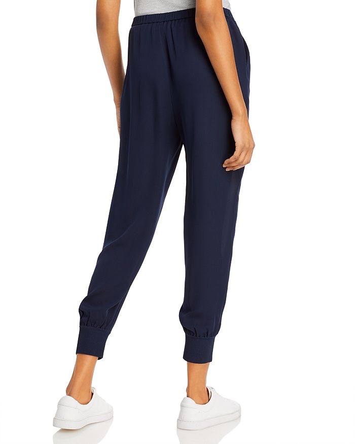 silk jogger pants womens