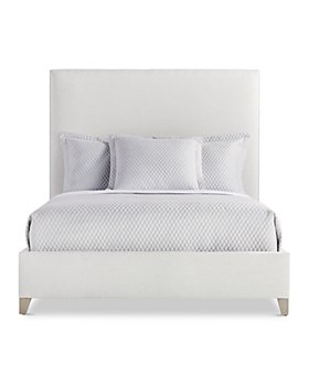 Vanguard Furniture Luxury Beds Frames, Chambery Shelter Back King Upholstered Panel Bed