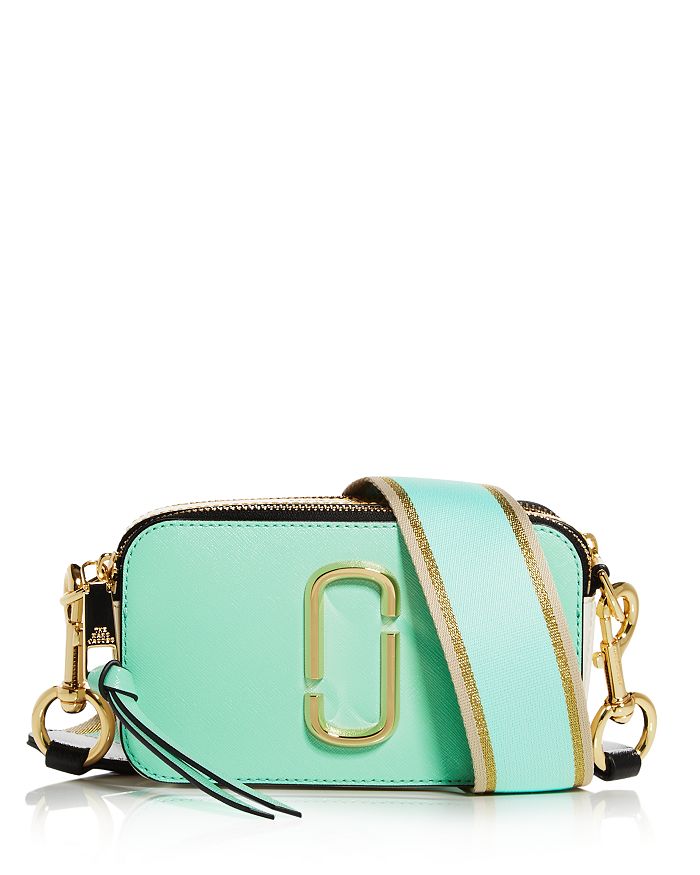 Marc Jacobs Snapshot Leather Camera Bag In Mint Julep
