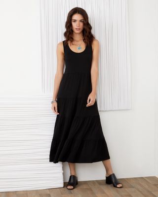 Tiered Midi Dress