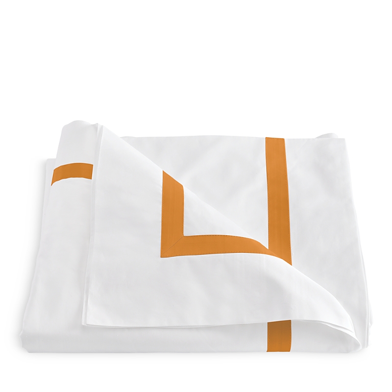 Matouk Lowell Duvet, Full/queen In Tangerine