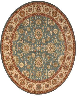 Living Treasures LI05 Round Area Rug , 5'10" Round
