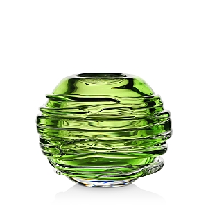 William Yeoward Crystal Miranda Globe Vase 3 In Citrine