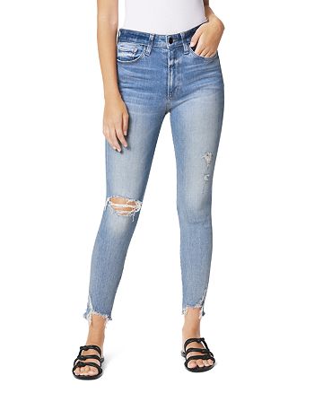 Joes Womens The Charliw Ripped Skinny Fit Jeans