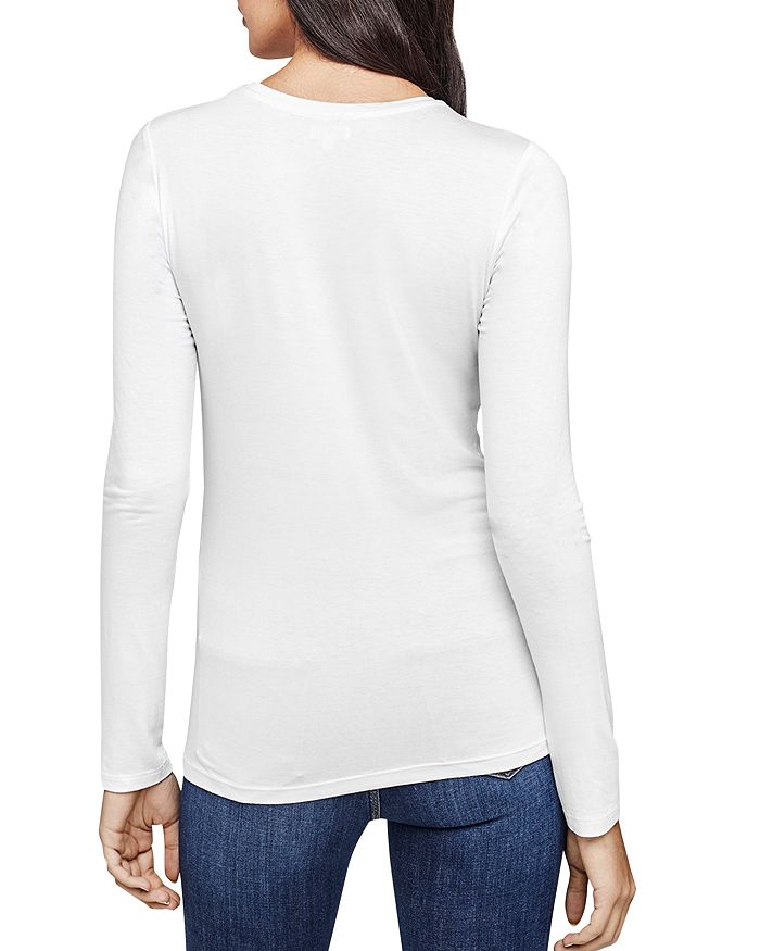 Shop L Agence L'agence Tess Long-sleeve Tee In White
