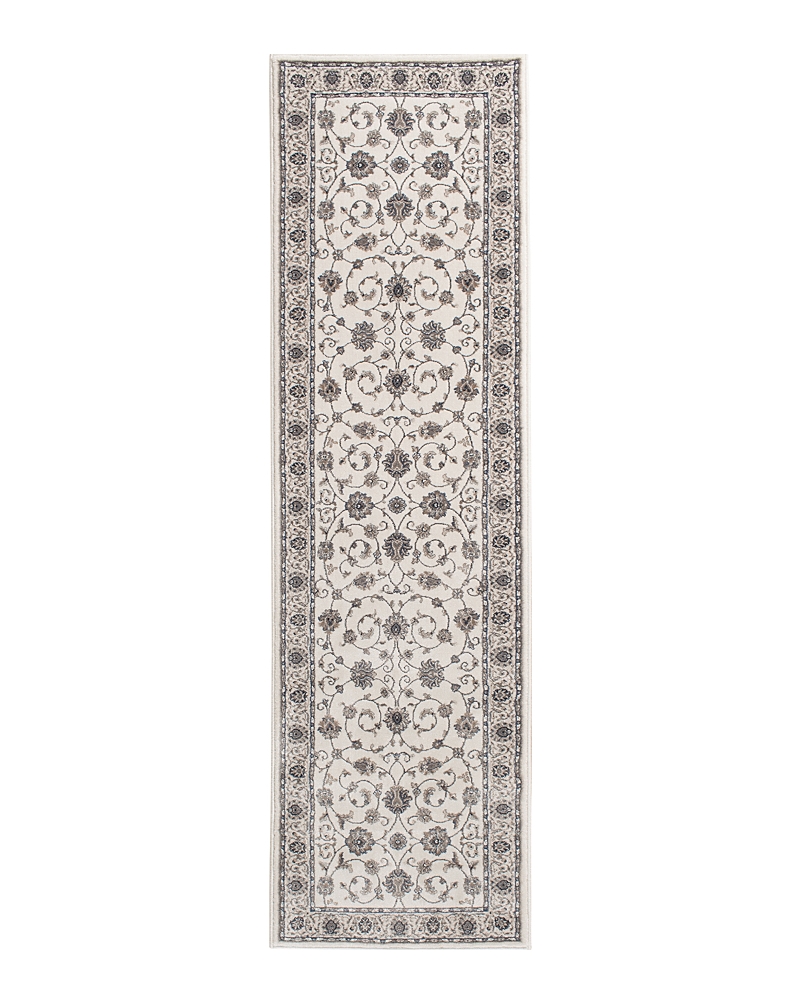Kenneth Mink Largo Isfahan Runner Area Rug, 2'3 X 7'7 In Pearl