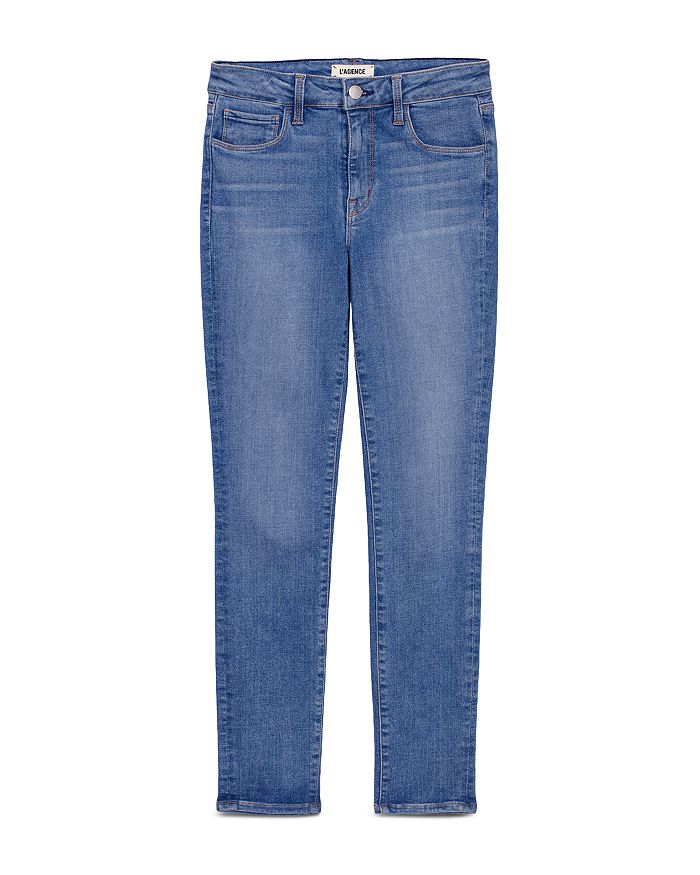 Shop L Agence L'agence Margot High-rise Skinny Jeans In Light Vintage
