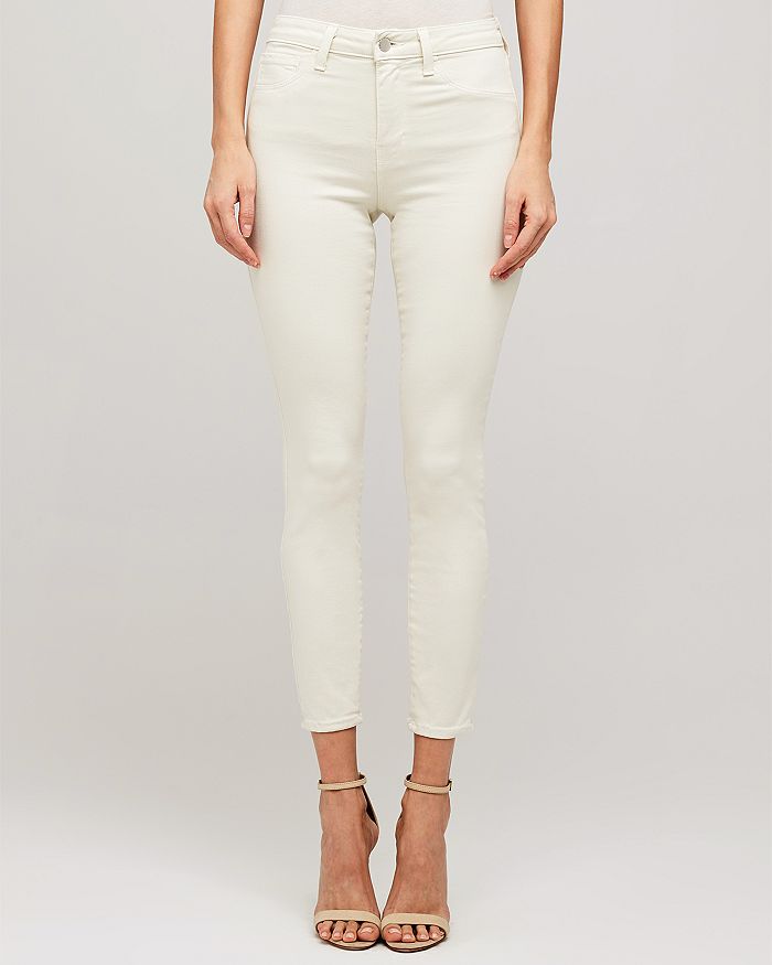 L Agence L'agence Margot Cropped Jeans In Granite