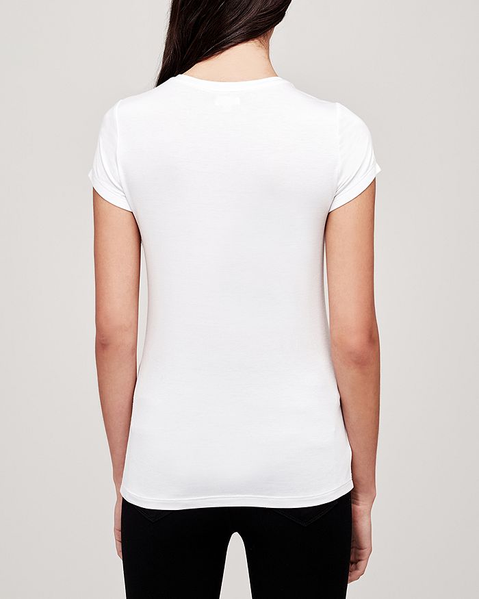 Shop L Agence L'agence Ressi Cap-sleeve Tee In White
