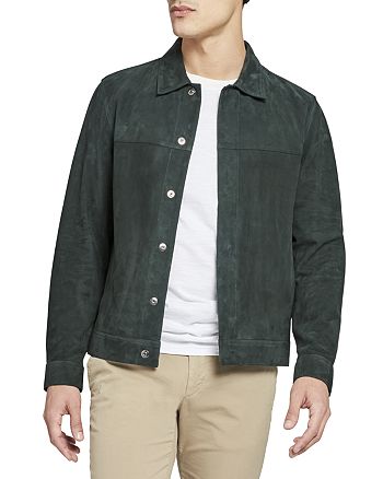 Theory Suede Shirt Jacket | Bloomingdale's