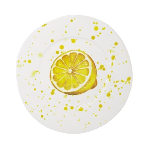 Vietri Melamine Fruit Lemon Dinner Plate