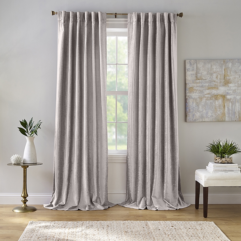 Elrene Home Fashions Carnaby Distressed Velvet Window Curtain, 50 x 84 Elrene Home Fashions Carnaby Distressed Velvet Window Curtain, 50 x 84