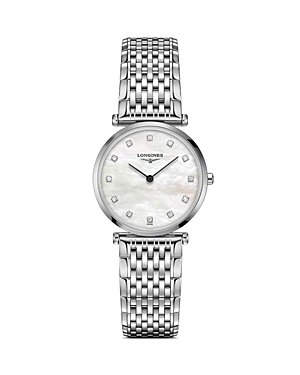 Longines La Grande Classique Watch, 29mm In Cream/silver