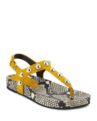 yellow platform flip flops