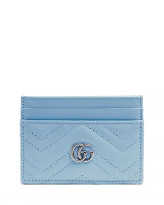 gg marmont matelassé leather card case