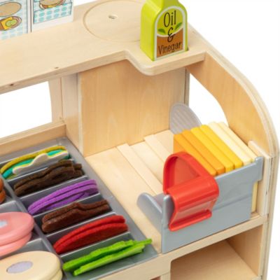 Slice & Stack Sandwich Counter Play Set - Ages 3-6