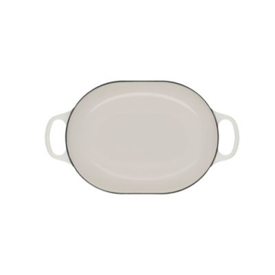 3.75 Qt Cast Iron Oval Casserole & Lid