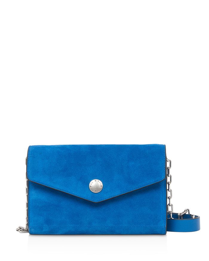 rag & bone Atlas Mini Suede Wallet on a Chain | Bloomingdale's