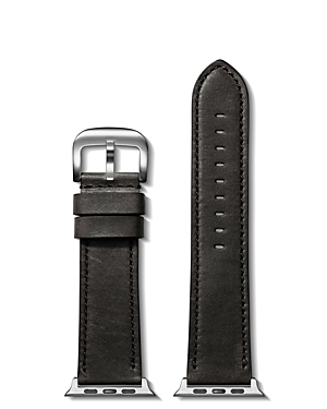 SHINOLA LEATHER STRAP FOR APPLE WATCH, 24MM