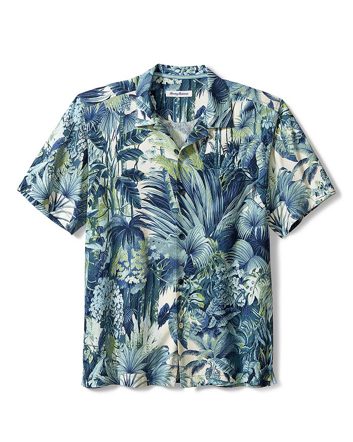 Tommy Bahama Men's Silk Jacquard Floral Print Classic Fit Button Down ...