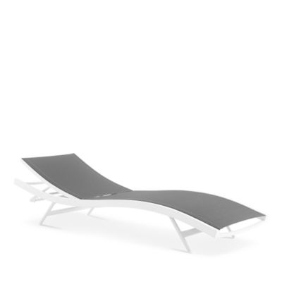 Glimpse Outdoor Patio Mesh Chaise Lounge Chair