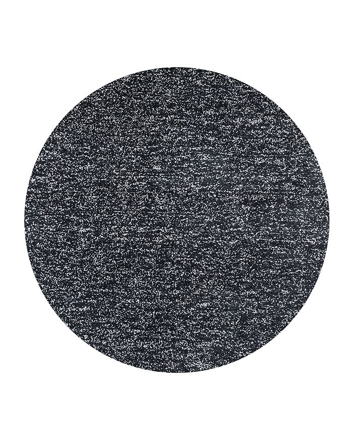 Kas Bliss Heather 1583 Round Area Rug, 6' X 6' In Black