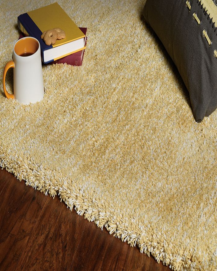 Shop Kas Bliss Heather 1586 Round Area Rug, 6' X 6' In Yellow