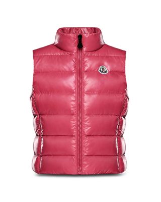 pink moncler vest