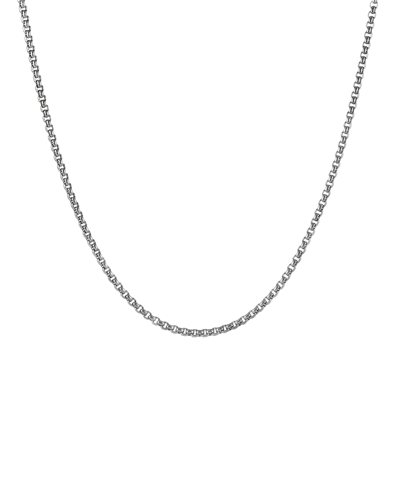 David Yurman Men's Small Box Chain Necklace 2.7mm, 20