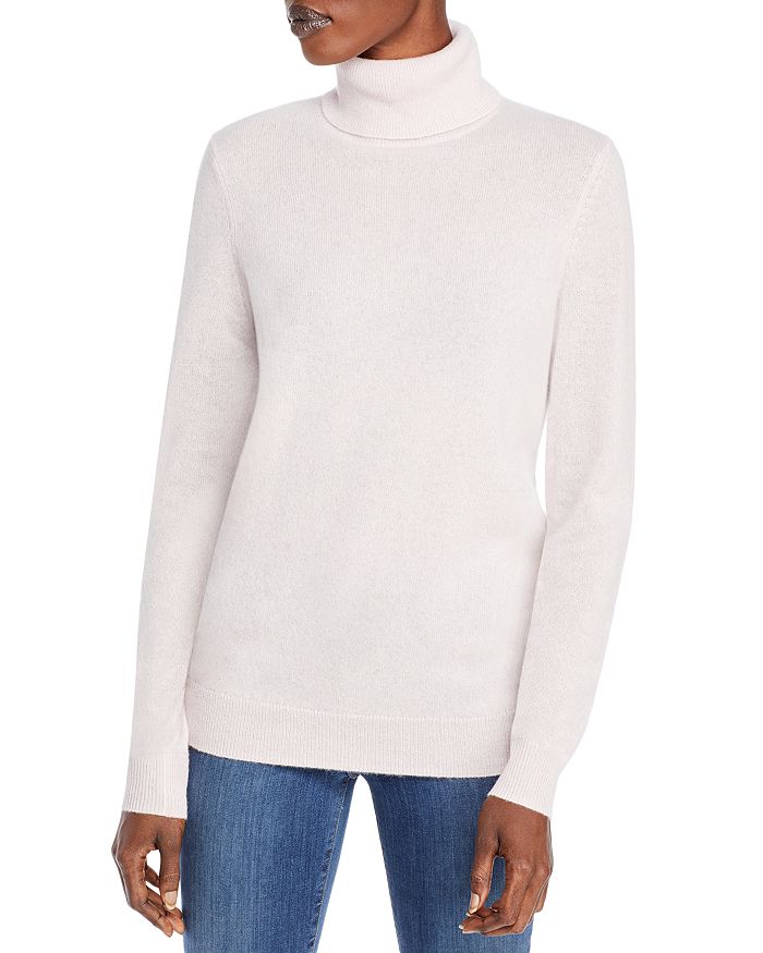 C By Bloomingdale's Cashmere Turtleneck Sweater - 100% Exclusive In Petal Pink